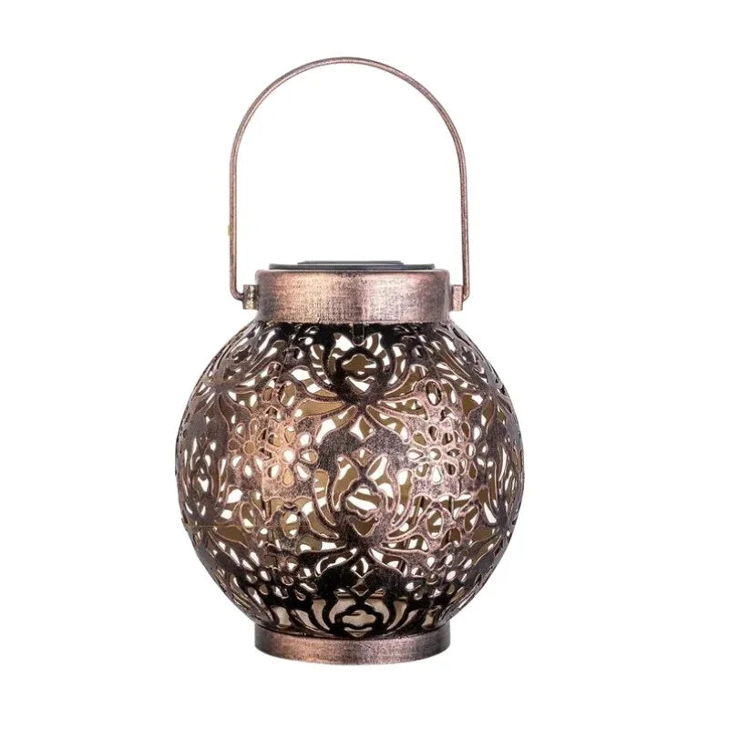 Moroccan Cut-Out Solar Lantern – Tabletop or Hanging, IP44