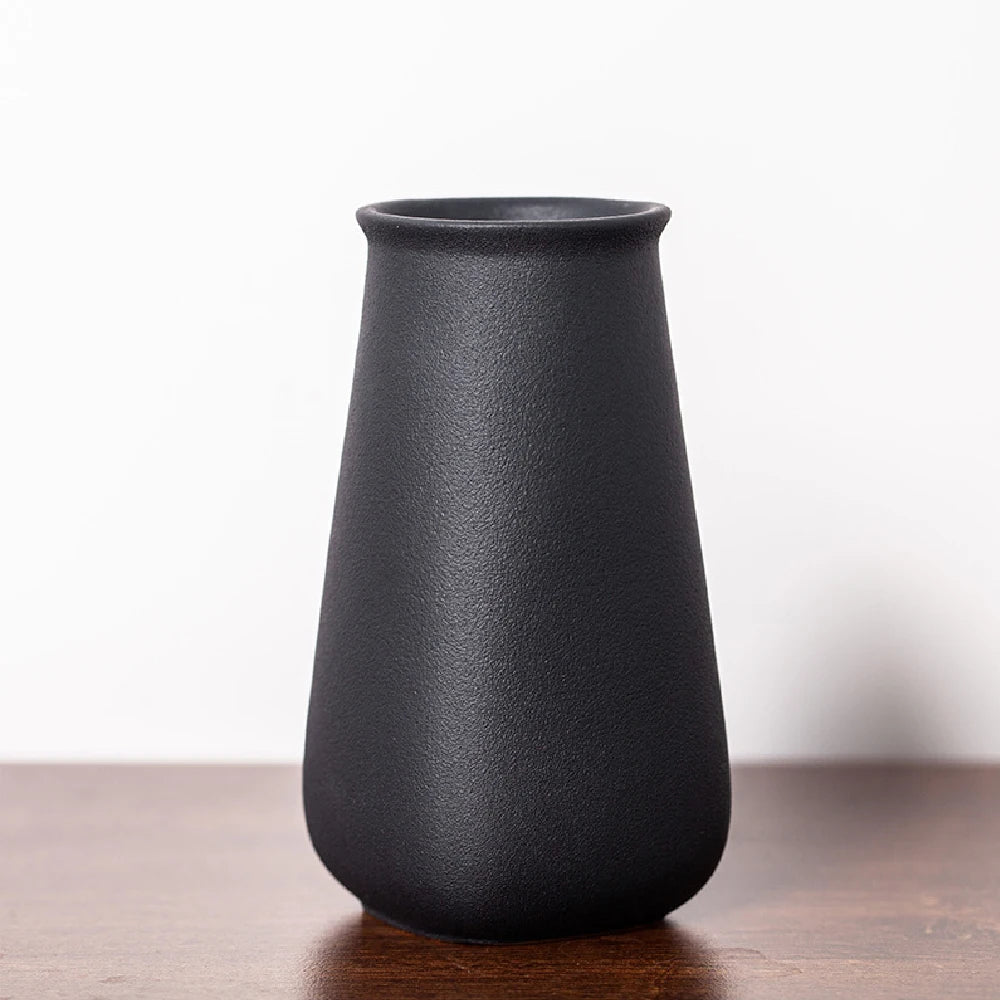 Matte Ceramic Bud Vase – Small Sculptural Shapes