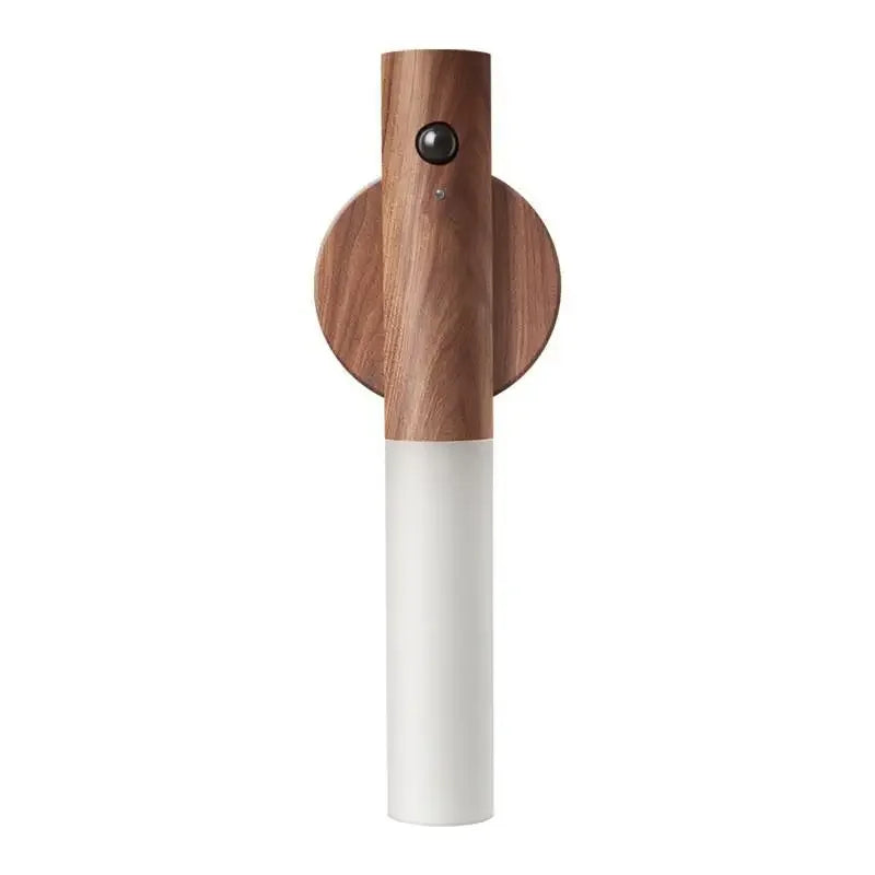 Wood-Grain Motion Sensor Stick Light – Rechargeable, Magnetic