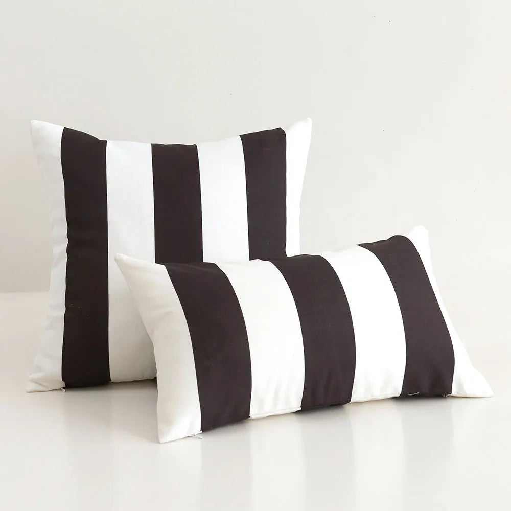 Striped Outdoor Cushion Cover – 45 × 45 cm