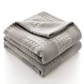 Cotton Waffle Throw Blanket – 100 × 150 cm