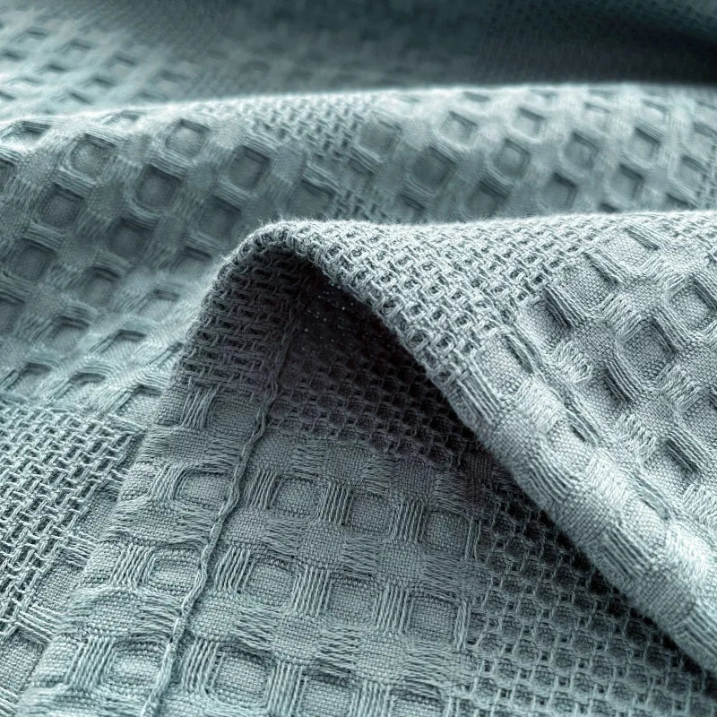 Cotton Waffle Throw Blanket – 100 × 150 cm
