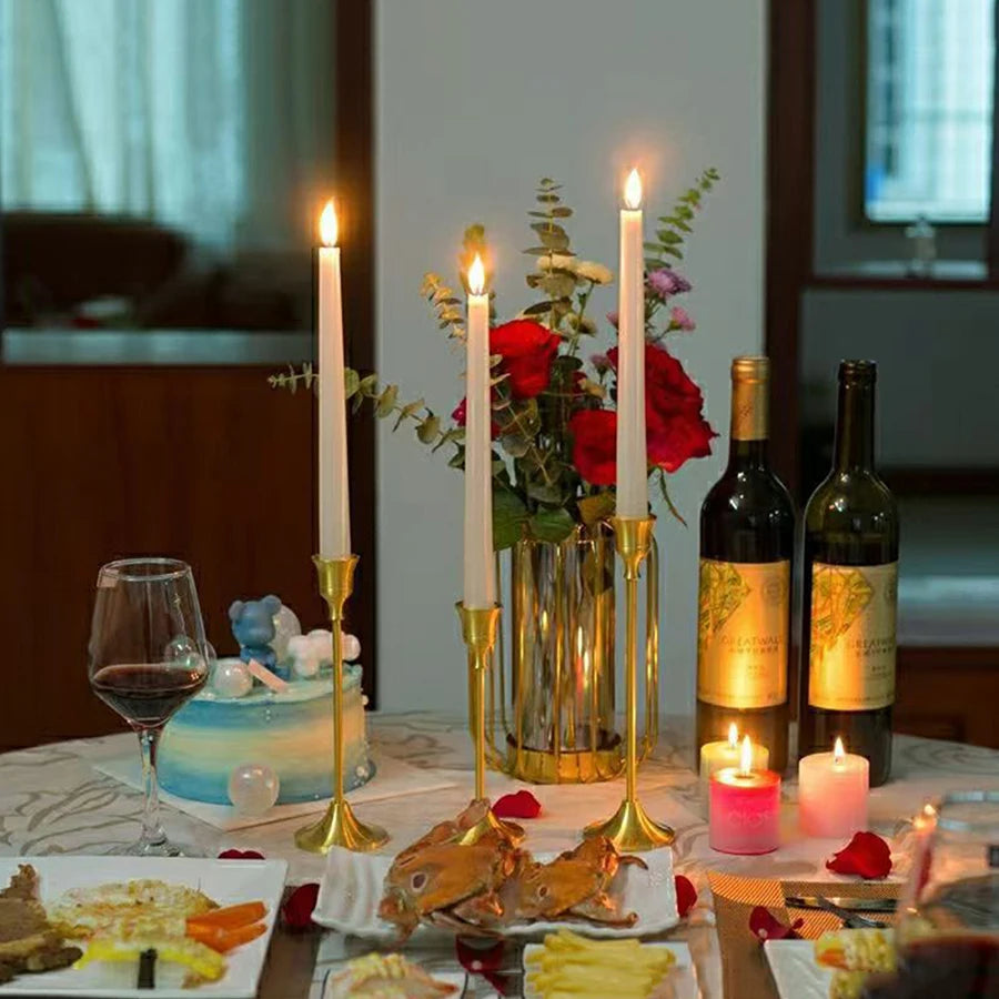 Taper Candlestick Holders – Set of 3, Metal