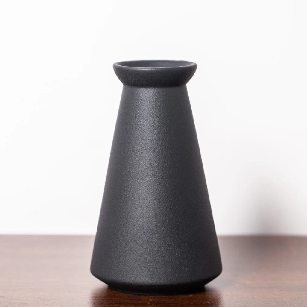Matte Ceramic Bud Vase – Small Sculptural Shapes