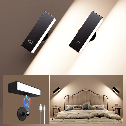 Bar Wall Light – 4000 mAh Rechargeable, Rotating, Touch Dimmable