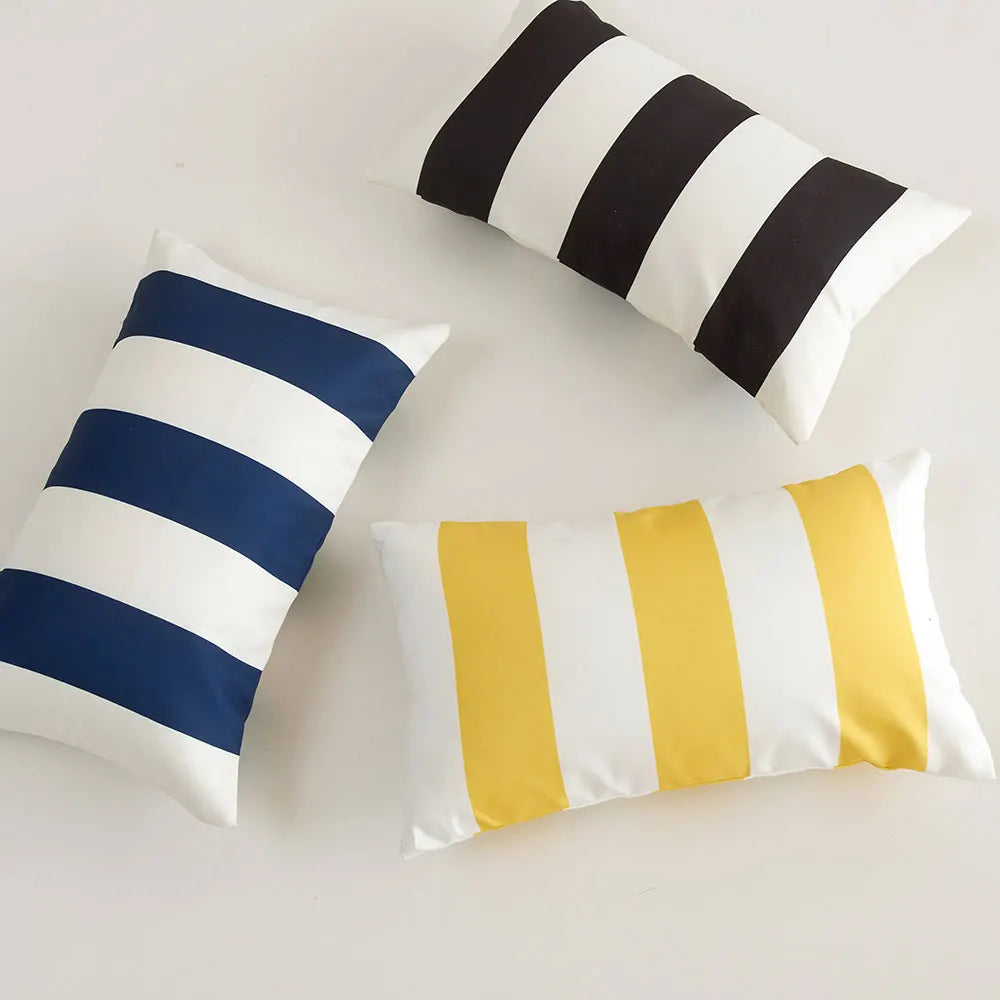 Striped Outdoor Cushion Cover – 45 × 45 cm