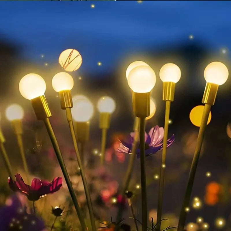 Solar Firefly Garden Lights – 10 Swaying Lights, Warm White