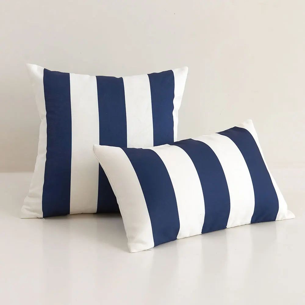 Striped Outdoor Cushion Cover – 45 × 45 cm