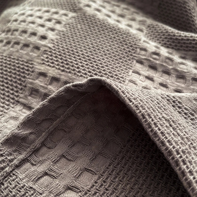 Cotton Waffle Throw Blanket – 100 × 150 cm
