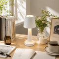 Tapered Shade Cordless Lamp – Rechargeable LED, 25 cm
