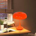 Retro Orange Mushroom Lamp – Cordless & Rechargeable