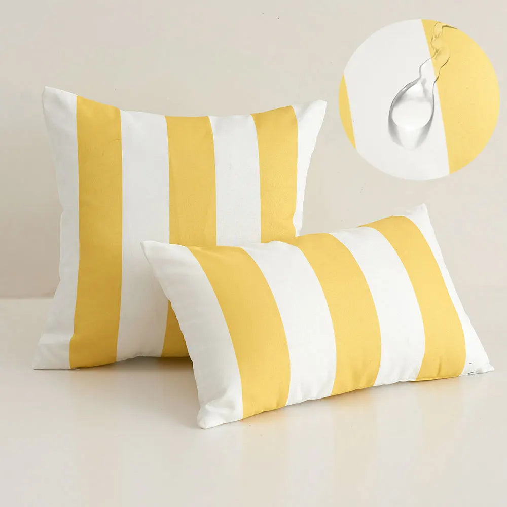 Striped Outdoor Cushion Cover – 45 × 45 cm