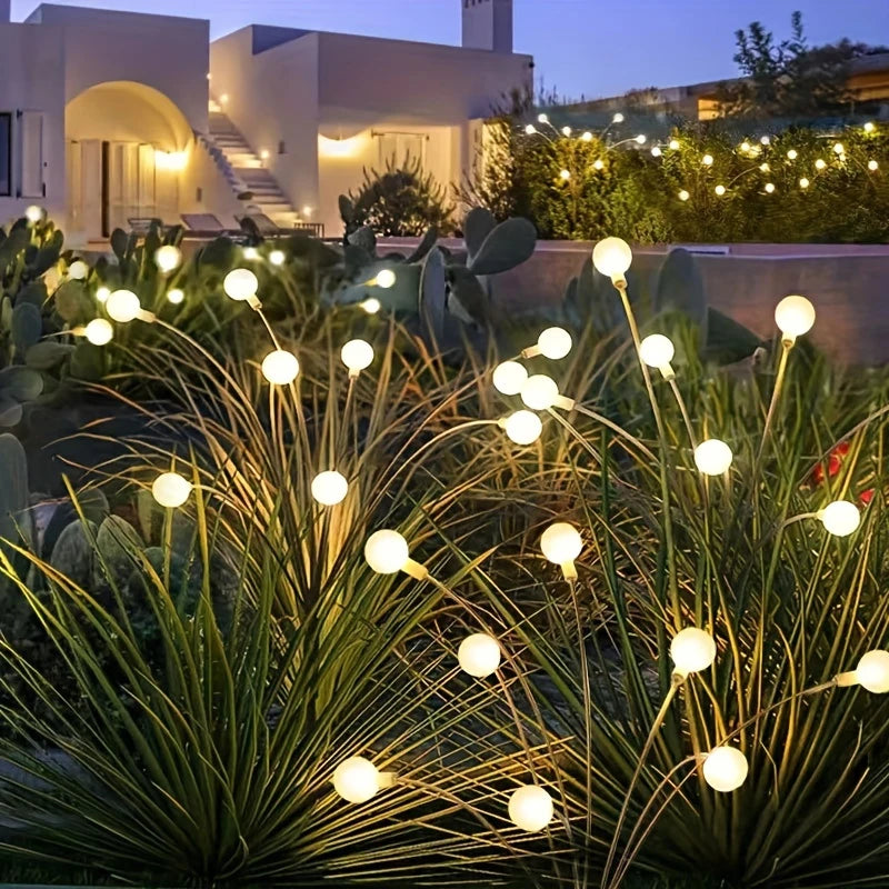 Solar Firefly Garden Lights – 10 Swaying Lights, Warm White