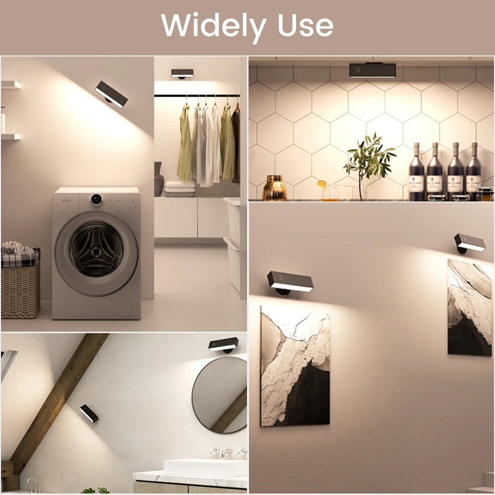 Bar Wall Light – 4000 mAh Rechargeable, Rotating, Touch Dimmable