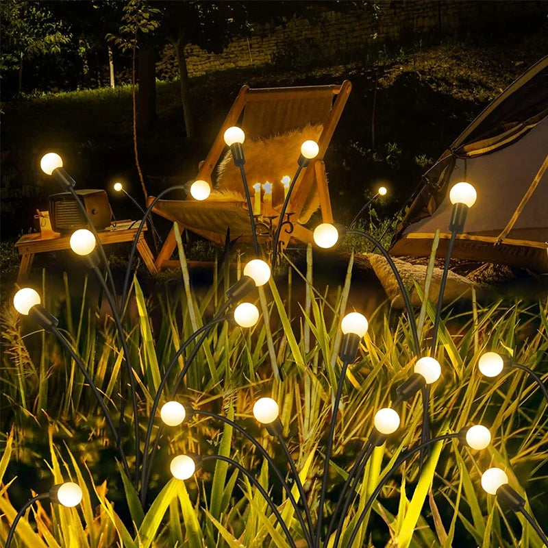 Solar Firefly Garden Lights – 10 Swaying Lights, Warm White