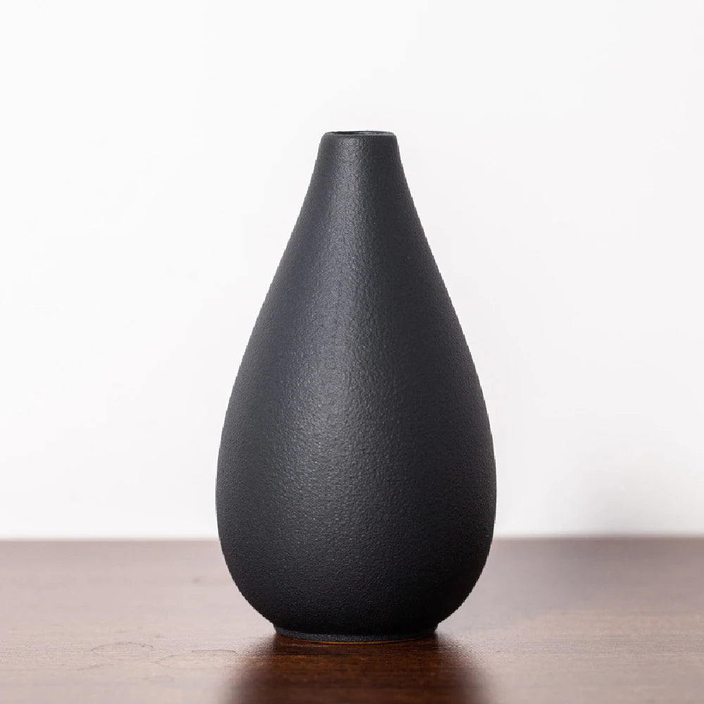 Matte Ceramic Bud Vase – Small Sculptural Shapes