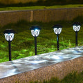 Solar Victorian-Style Path Lights – Set of 4, Warm or Cool White