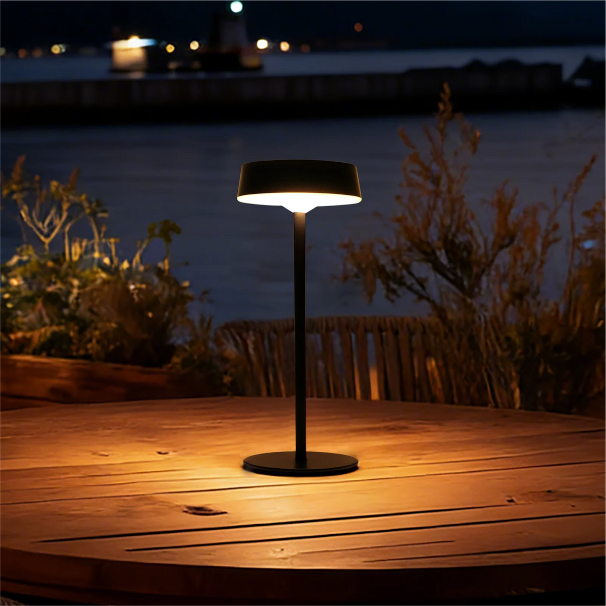 Solar & USB Cordless Table Lamp – Outdoor IP65, 31.5 cm