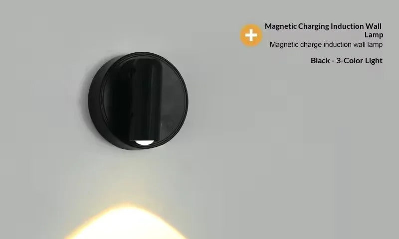 Magnetic Wall Spotlight with Motion Sensor – Rechargeable, No Wiring