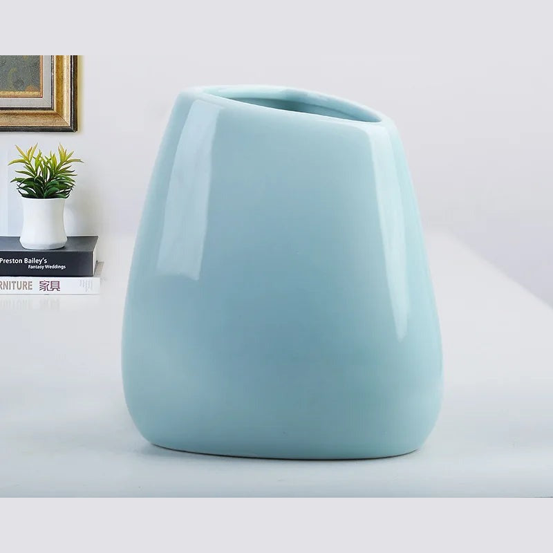 Glazed Ceramic Bud Vase – 11.5 cm