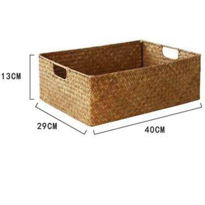 Seagrass Storage Basket with Handles