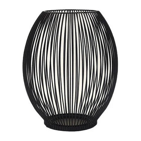 Wire Lantern Candle Holder – Black Iron