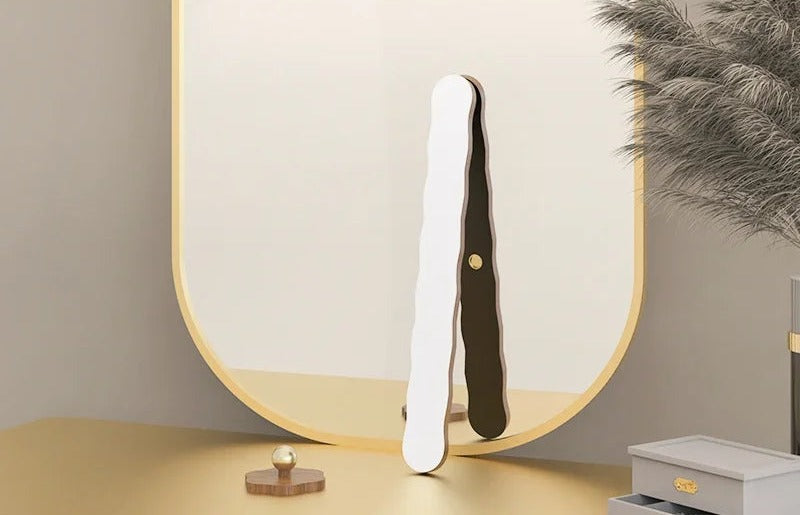 Wood-Look Magnetic Light Bar – Rechargeable, Touch Dimmable – Cool white